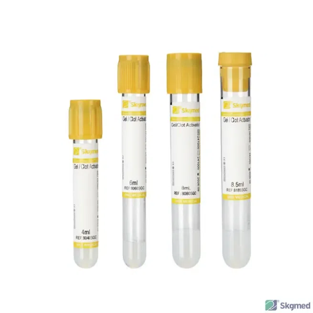 Кольори пробірок і тести, для яких вони використовуються