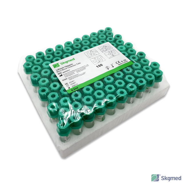 Mikro-Blutentnahmer&ouml;hrchen Heparin-Lithium oder Heparin-Natrium 0,5 ml oder 1,0 ml