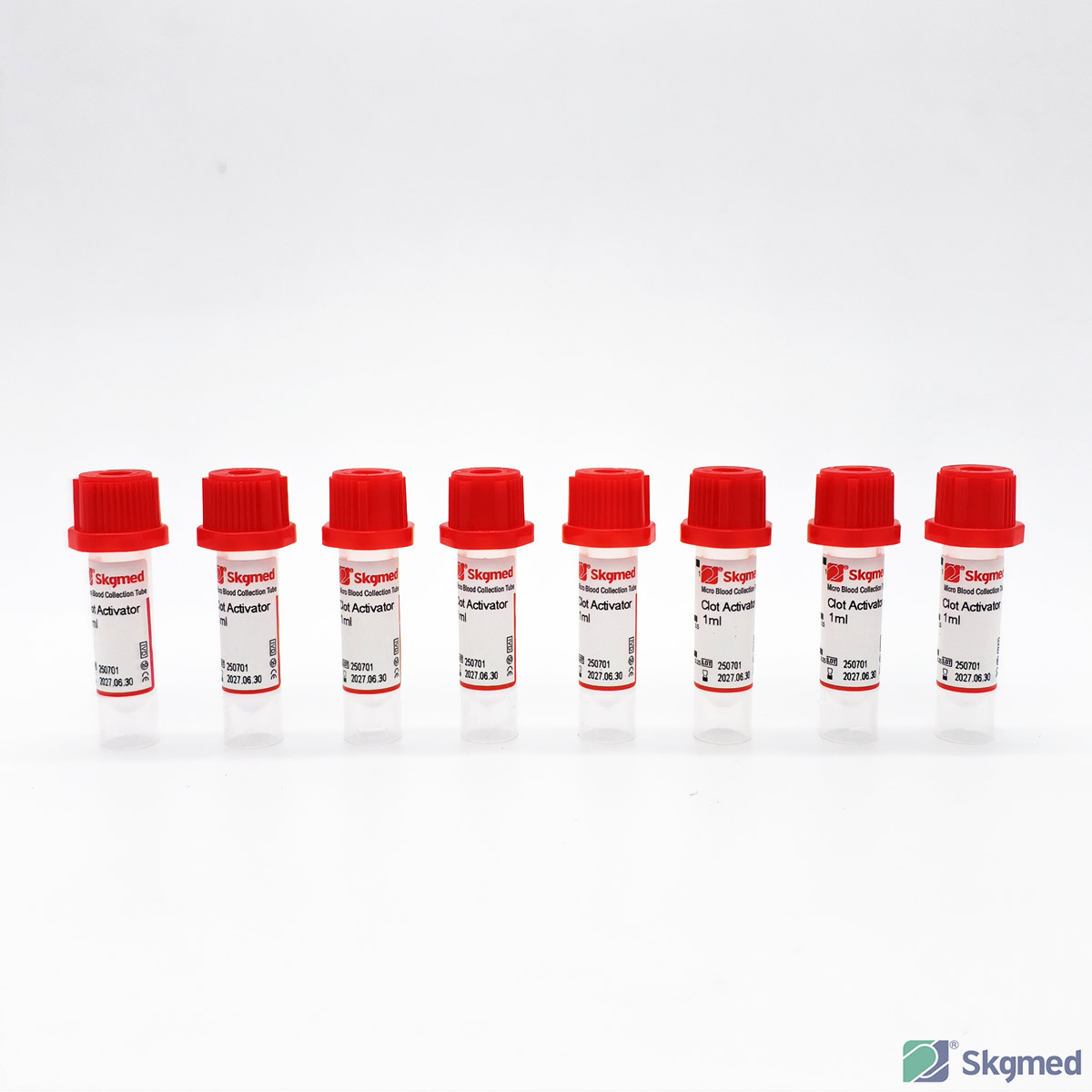 মাইক্রো ব্লাড কালেকশন টিউব ক্লট অ্যাক্টিভেটর বা প্লেইন 0.5 মিলি বা 1.0 মিলি