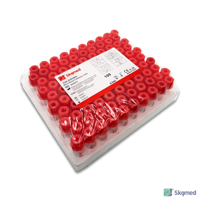 Micro Blood Collection Tube Clot Activator կամ պարզ 0,5 մլ կամ 1,0 մլ