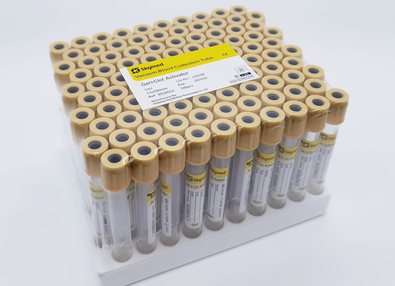 凝固活性化剤入り採血管セパレートゲル 