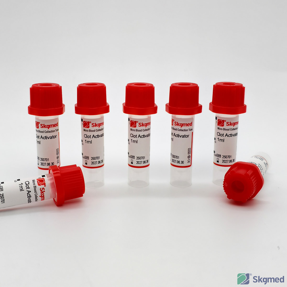 মাইক্রো ব্লাড কালেকশন টিউব ক্লট অ্যাক্টিভেটর বা প্লেইন 0.5 মিলি বা 1.0 মিলি