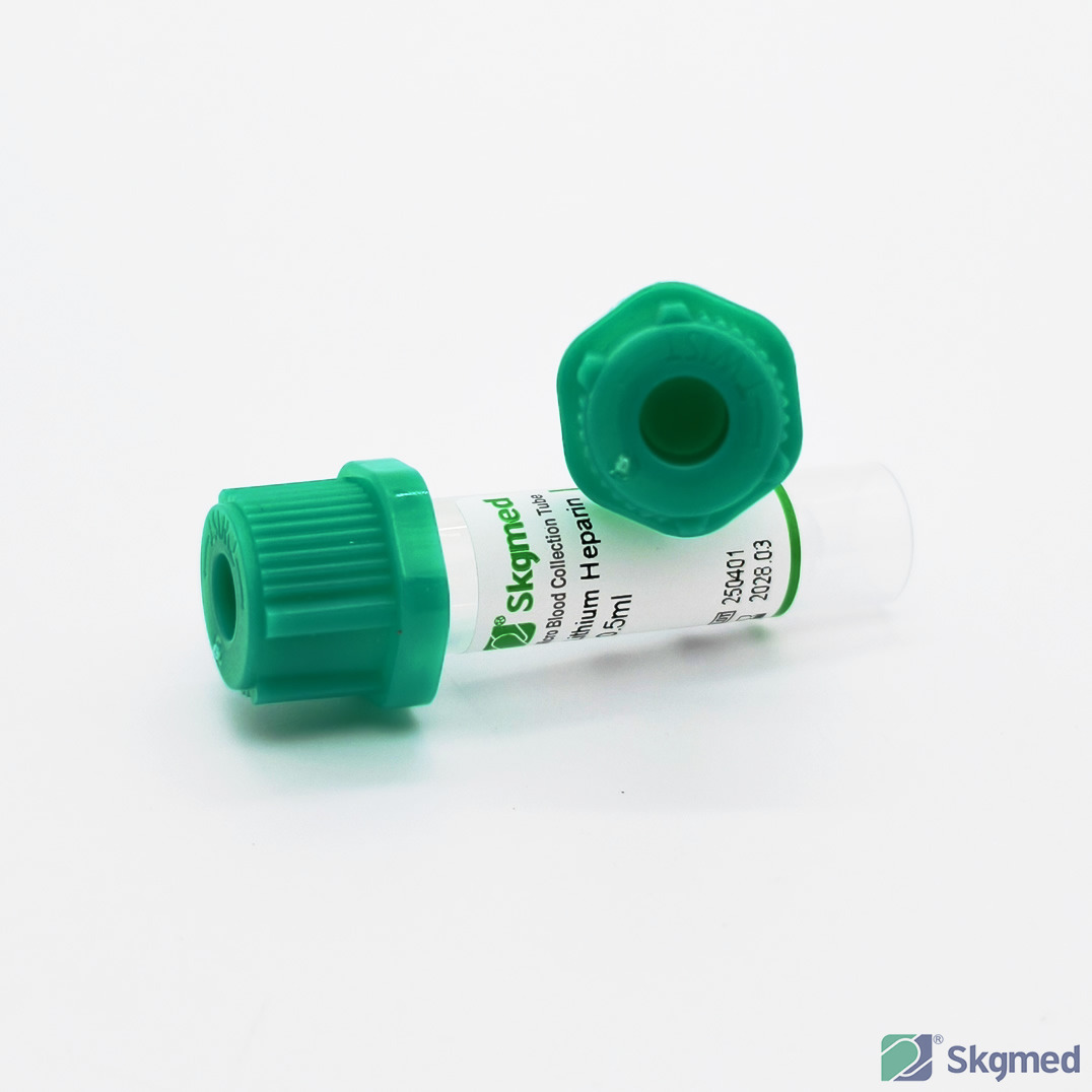 微量採血管 ヘパリンリチウムまたはヘパリンナトリウム 0.5ml または 1.0ml