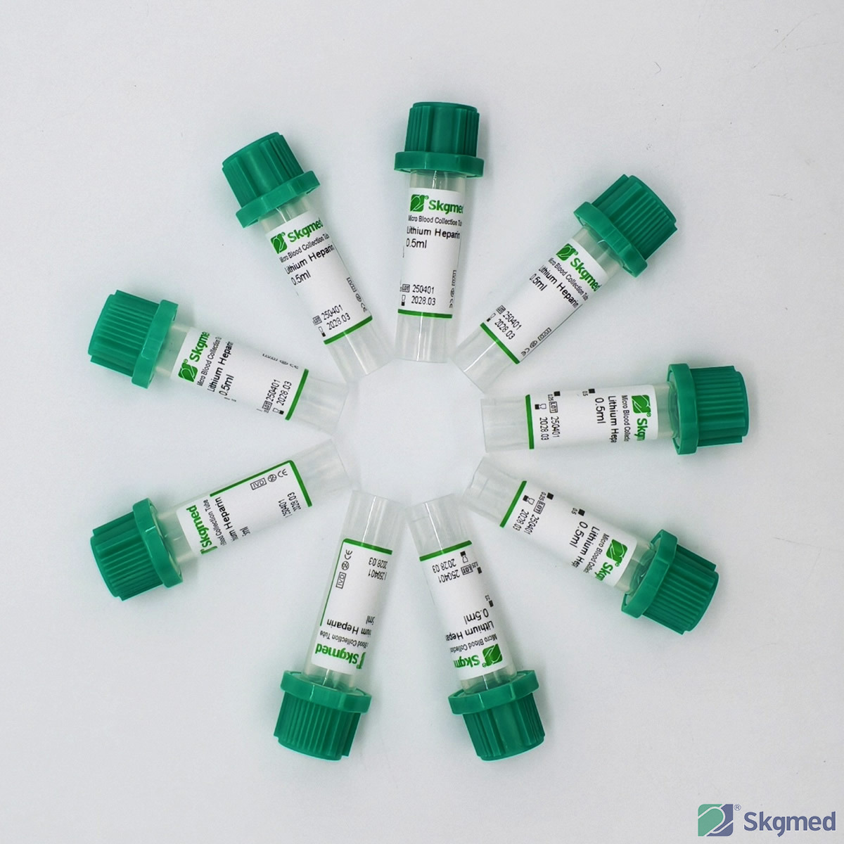 微量採血管 ヘパリンリチウムまたはヘパリンナトリウム 0.5ml または 1.0ml