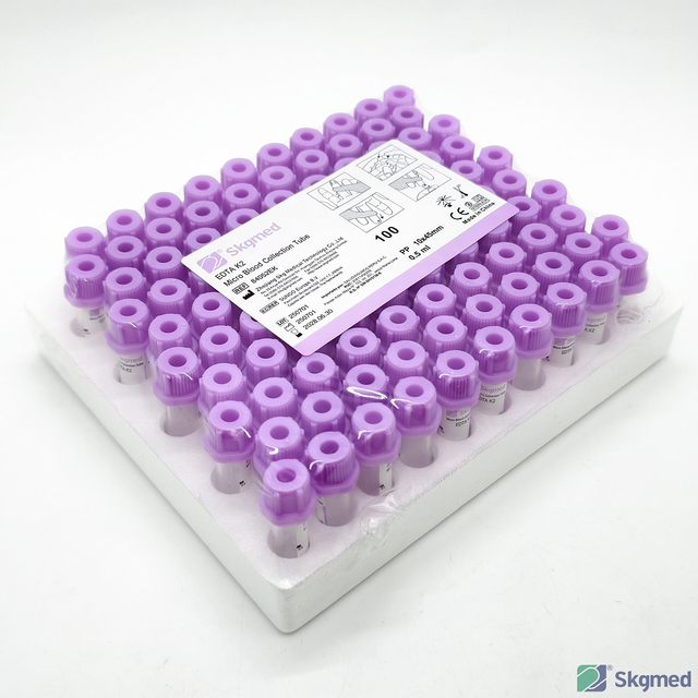 Mikro v&eacute;rv&eacute;teli cső EDTA K2 vagy EDTA K3 0,5 ml vagy 1,0 ml