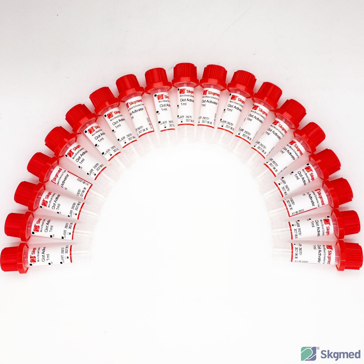 মাইক্রো ব্লাড কালেকশন টিউব ক্লট অ্যাক্টিভেটর বা প্লেইন 0.5 মিলি বা 1.0 মিলি