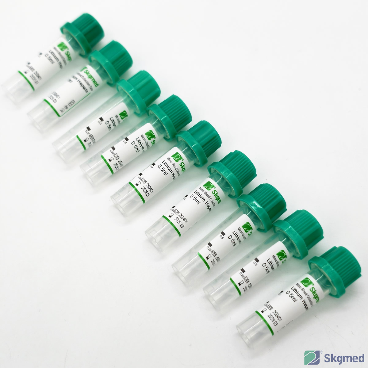 微量採血管 ヘパリンリチウムまたはヘパリンナトリウム 0.5ml または 1.0ml