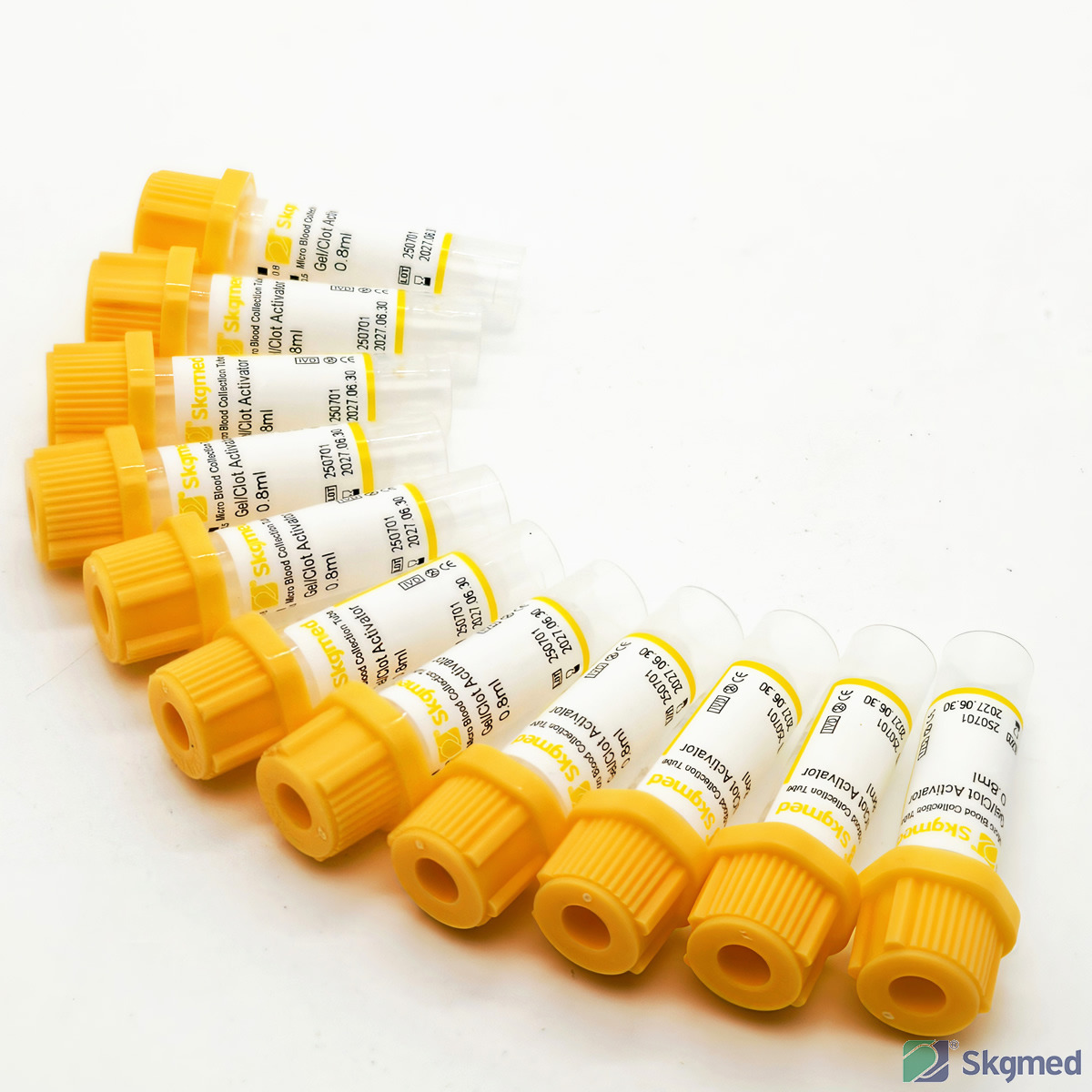 Micro Blood Collection Tube Gel+Clot Activator 0.5ml, 0.8ml