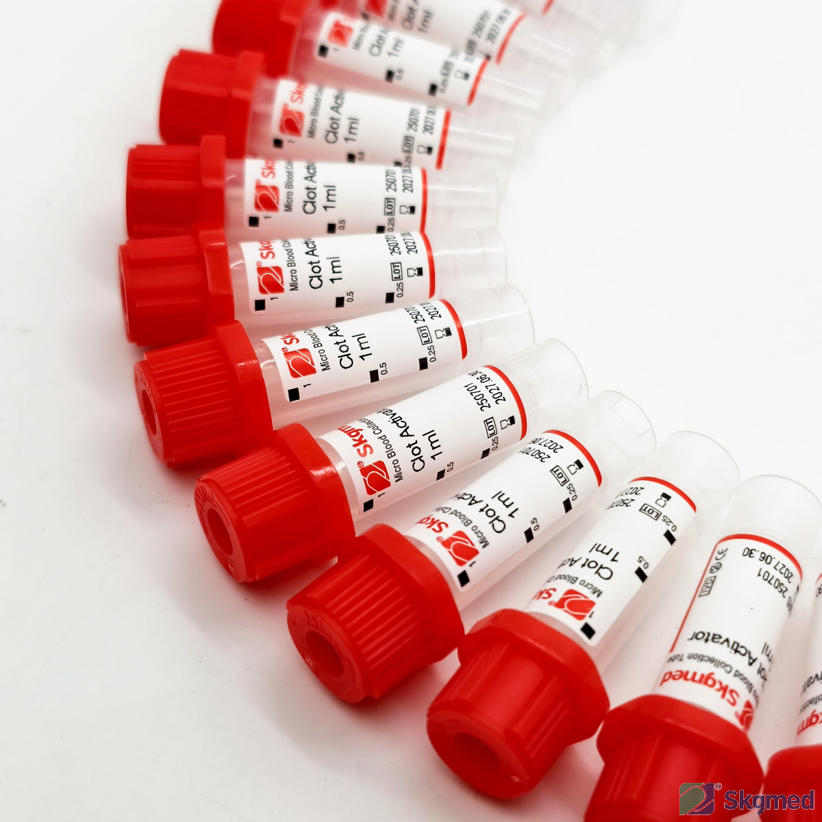 মাইক্রো ব্লাড কালেকশন টিউব ক্লট অ্যাক্টিভেটর বা প্লেইন 0.5 মিলি বা 1.0 মিলি