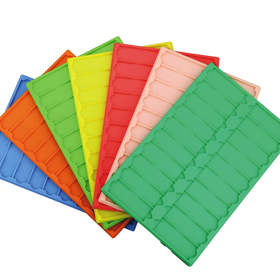 ถาดพลาสติกสำหรับสไลด์กล้องจุลทรรศน์ 20 ที่เตรียมไว้ถาดอบแห้งสไลด์บอร์ดจัดเก็บ