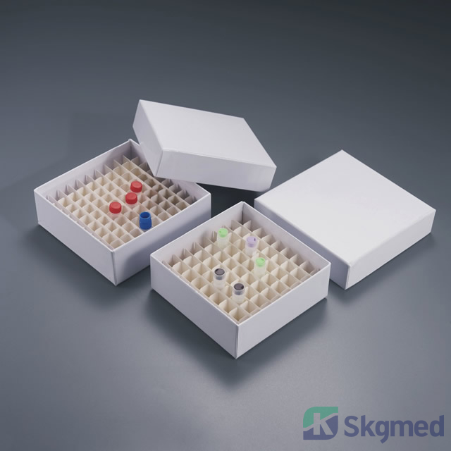 100 اور 81 گرڈ کارڈ بورڈ کریو بکس (کور، سفید، کوئی پرنٹنگ نہیں)